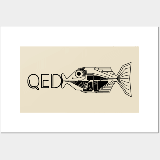 QED Quod erat demonstrandum Babel Fish Posters and Art